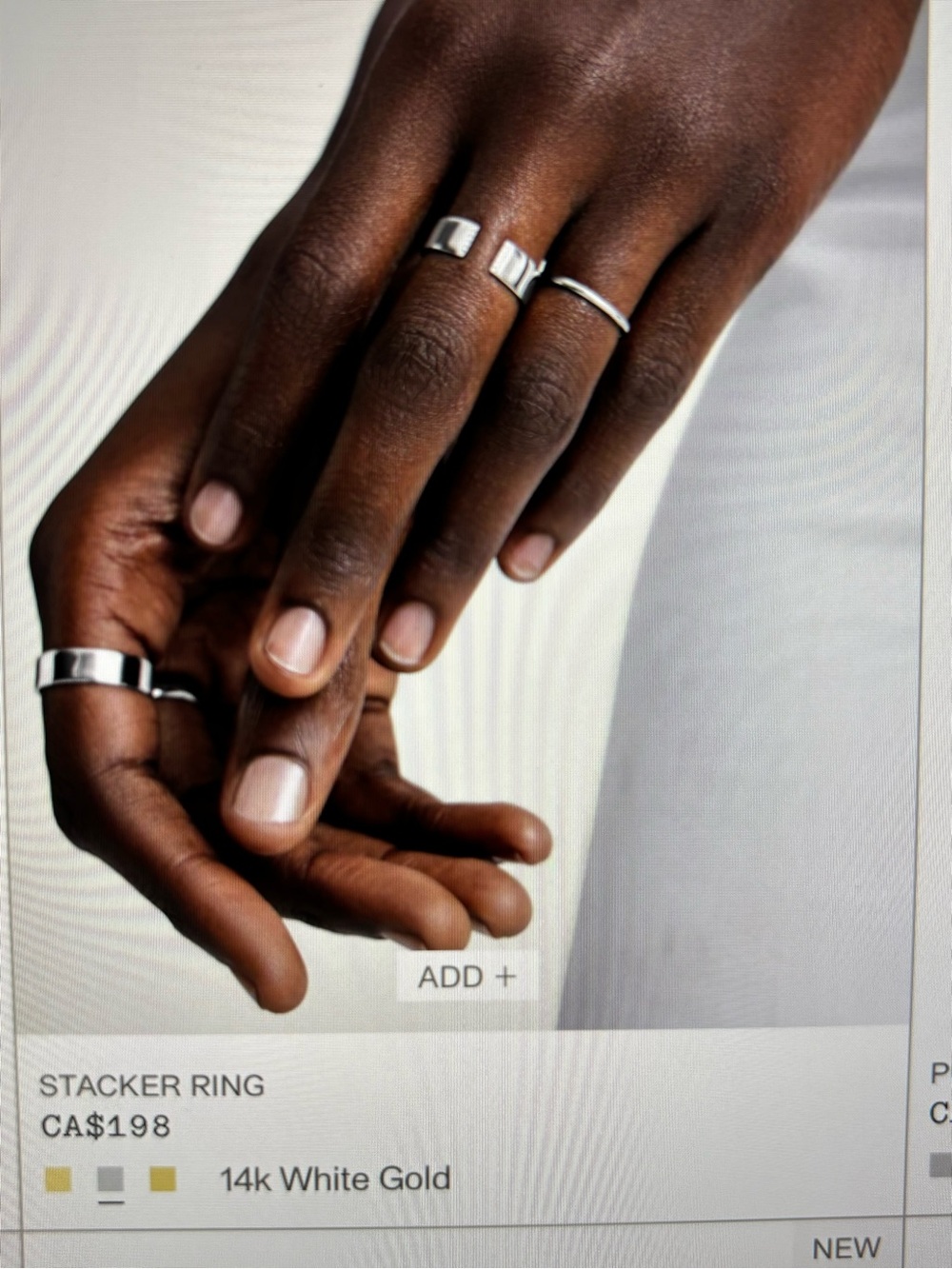 Mejuri 14k Stacker Ring - Picture 2 of 10
